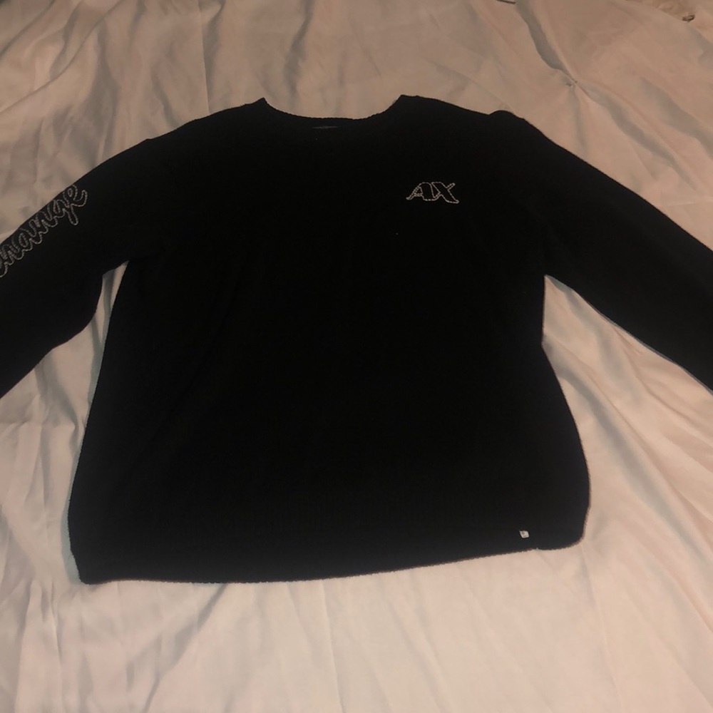 Armani exchange black long sleeve